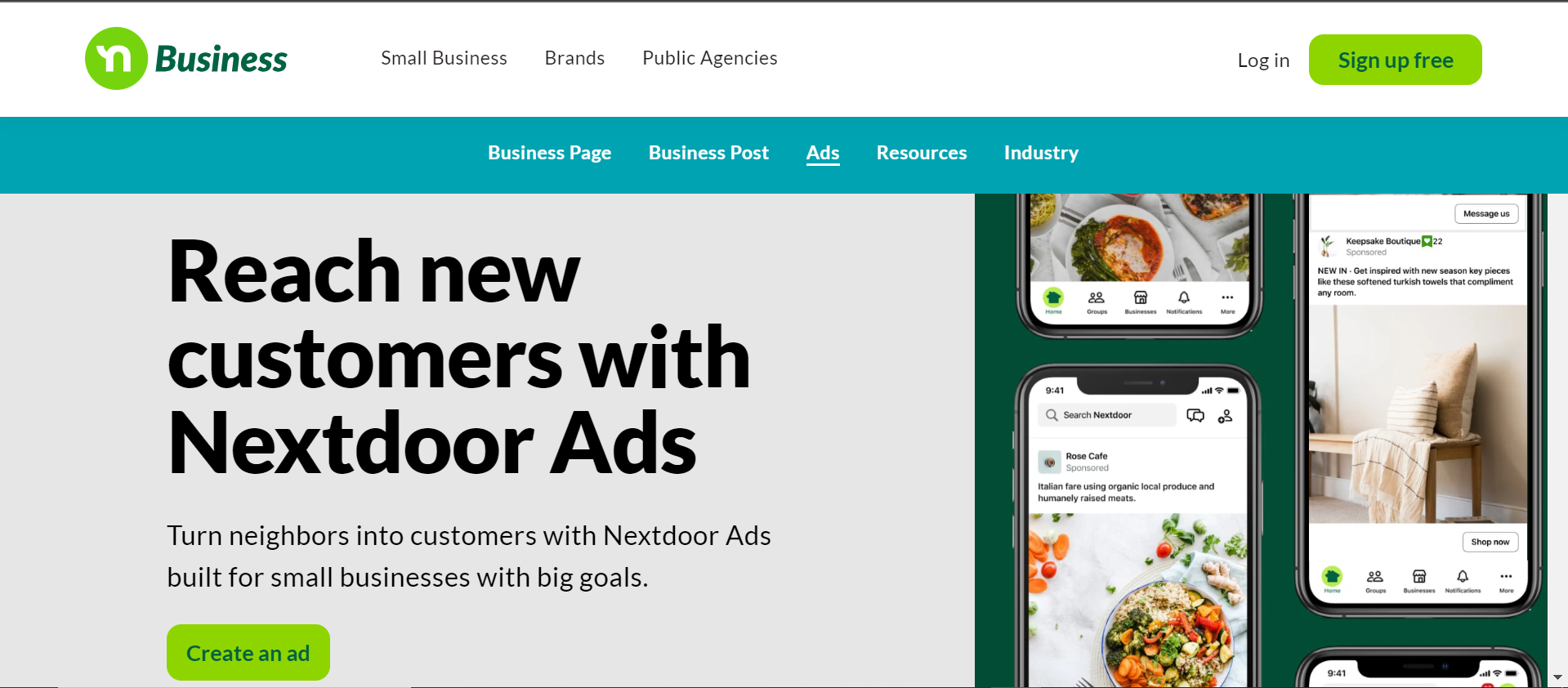 Nextdoor Local Business Advertising